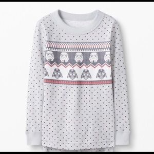NWT Hanna Andersson Star Wars adult pj top, XS